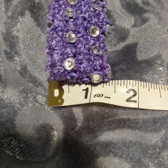Handmade Purple Headband - Picture 5 of 6